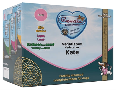 Renske Vers Vlees Variatiebox Kate Kip / Lam / Kalkoen / Eend | Petzi online dierenwinkel