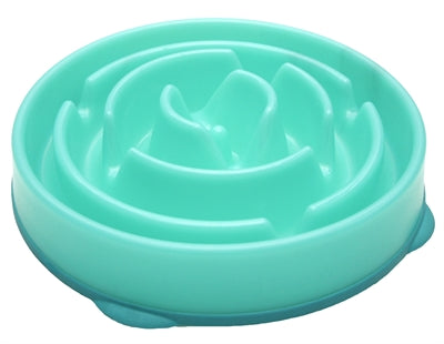 Merkloos Slo-Bowl Feeder Drop Teal Lichtblauw | Petzi online dierenwinkel