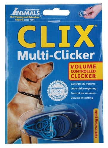 The Company Of Animals Coa Clix Multi-Clicker 3 Tonig Blauw | Petzi online dierenwinkel