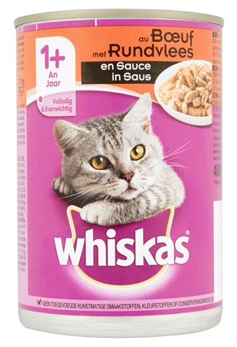 Whiskas Blik Adult Rund In Saus | Petzi online dierenwinkel