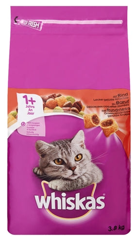 Whiskas Droog Adult Rund | Petzi online dierenwinkel