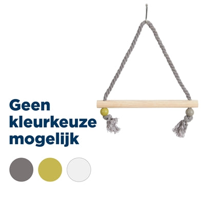 Zolux Schommel Hout Met Touw Assorti | Petzi online dierenwinkel