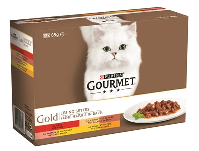 Gourmet Gold 12-Pack Fijne Hapjes | Petzi online dierenwinkel