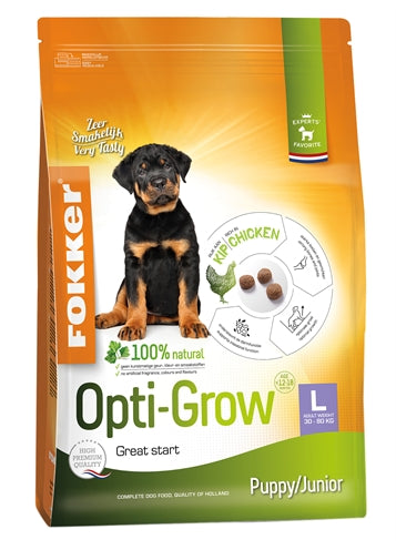 Fokker Opti-Grow Puppy / Junior Large | Petzi online dierenwinkel