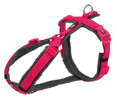 Trixie Hondentuig Premium Trekking Fuchsia / Grijs | Petzi online dierenwinkel