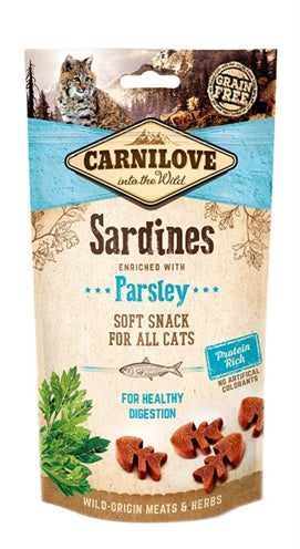 Carnilove Soft Snack Sardines / Peterselie | Petzi online dierenwinkel