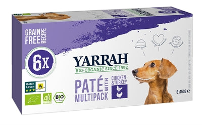 Yarrah Dog Alu Pate Multipack Chicken / Turkey | Petzi online dierenwinkel