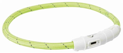 Trixie Lichtgevende Halsband Hond Flash Usb Tpu / Nylon Groen | Petzi online dierenwinkel