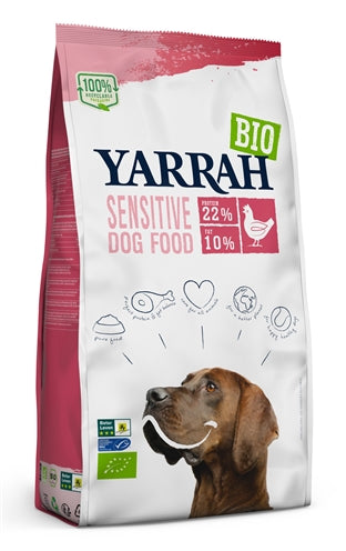 Yarrah Dog Biologische Brokken Sensitive Kip Zonder Toegevoegde Suiker | Petzi online dierenwinkel