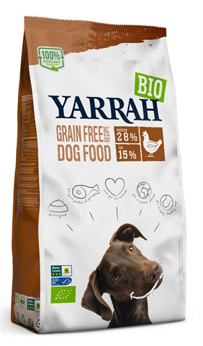 Yarrah Dog Biologische Brokken Graanvrij Kip/Vis | Petzi online dierenwinkel