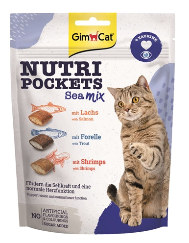 Gimcat Nutri Pockets Sea Mix | Petzi online dierenwinkel