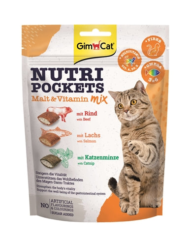 Gimcat Nutri Pockets Malt-Vitaminemix | Petzi online dierenwinkel