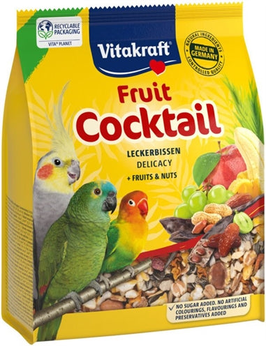 Vitakraft Parkiet / Agapornis Fruit Cocktail Delicacy Fruits / Nuts | Petzi online dierenwinkel