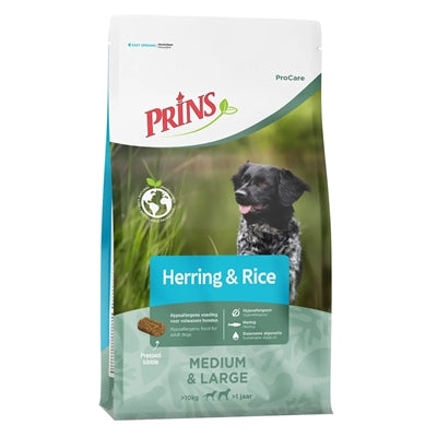 Prins Procare Adult Medium / Large Herring / Rice Hypoallergenic | Petzi online dierenwinkel