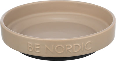 Trixie Be Nordic Voerbak Kat Keramiek / Rubber Taupe | Petzi online dierenwinkel