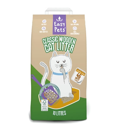 Easypets Biodegradable Classic Houtkorrels Kattenbakvulling | Petzi online dierenwinkel