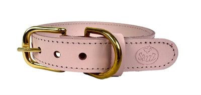 Sazzz Halsband Hond Braveheart Classic Leer Lichtroze | Petzi online dierenwinkel