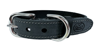 Sazzz Halsband Hond Nomad Vintage Leer Antraciet | Petzi online dierenwinkel