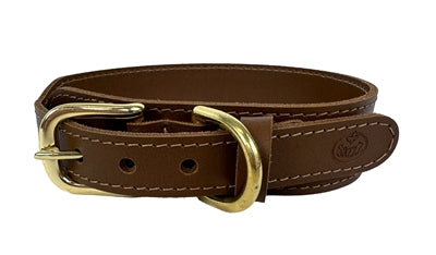 Sazzz Halsband Hond Pioneer Classic Leer Zadel Bruin | Petzi online dierenwinkel