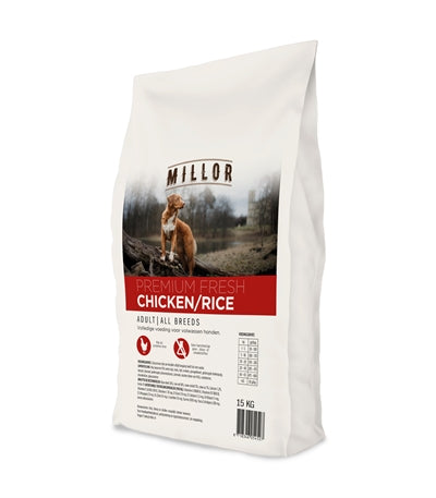 Millor Premium Extruded Fresh Adult Chicken / Rice | Petzi online dierenwinkel