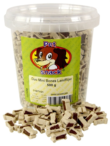 Petsnack Botjes Mini Duo Lam / Rijst | Petzi online dierenwinkel