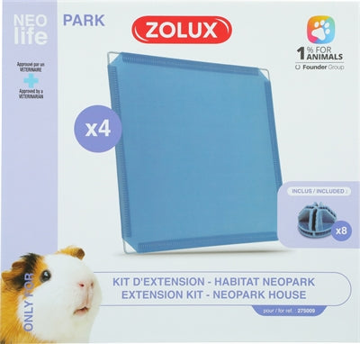 Zolux Neolife Neopark Cavia Uitbereidingsset Gesloten Panelen | Petzi online dierenwinkel