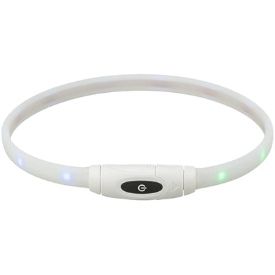 Trixie Lichtgevende Halsband Hond Usb Siliconen Oplaadbaar Meerkleurig | Petzi online dierenwinkel