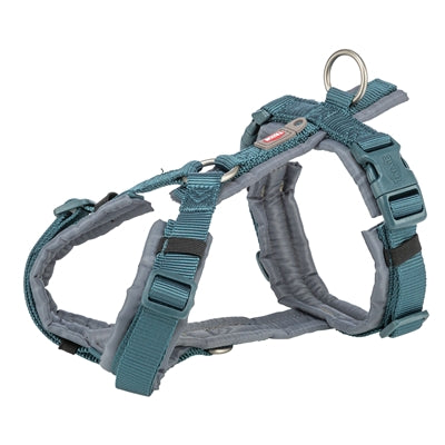 Trixie Hondentuig Premium Trekking Petrol Blauw/ Grafiet Grijs | Petzi online dierenwinkel