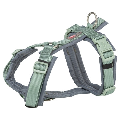 Trixie Hondentuig Premium Trekking Salie Groen / Grafiet Grijs | Petzi online dierenwinkel