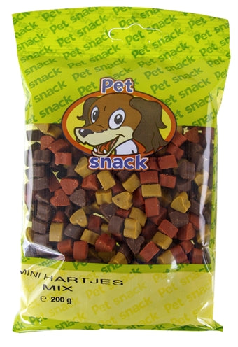 Petsnack Mini Hartjes Mix | Petzi online dierenwinkel