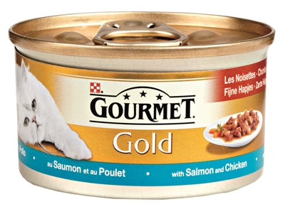 Gourmet Gold Fijne Hapjes Zalm / Kip | Petzi online dierenwinkel