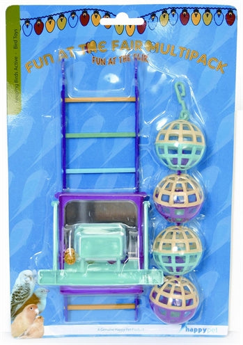 Happy Pet Bird Toy Mp Bal / Ladder / Perch | Petzi online dierenwinkel