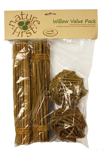 Happy Pet Wilgen Value Pack 2 Sticks / 2 Ballen | Petzi online dierenwinkel