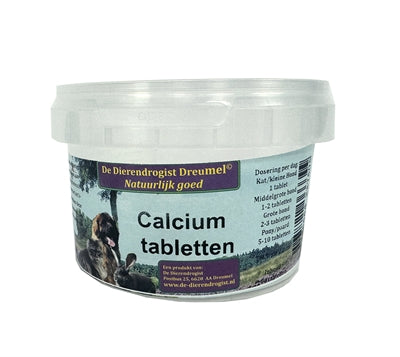 Dierendrogist Calcium Tabletten | Petzi online dierenwinkel